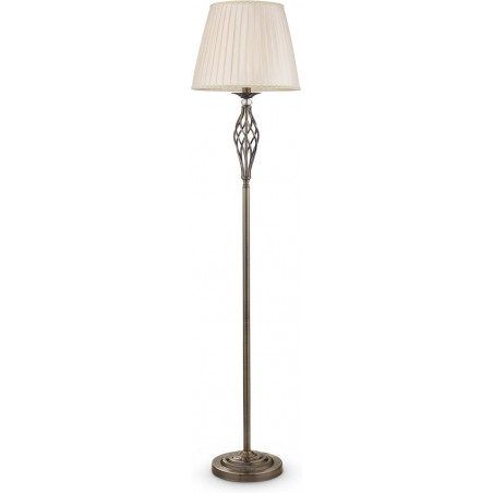 Lampa podłogowa Grace - antyczny design, beż/brąz | Maytoni