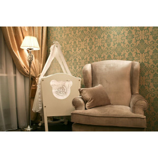 Lampa podłogowa Grace - antyczny design, beż/brąz | Maytoni