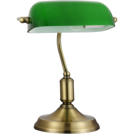 Lampa bankierska Kiwi zielona Maytoni - Stylowe oświetlenie biurka