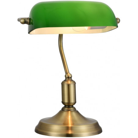 Lampa bankierska Kiwi zielona Maytoni - Stylowe oświetlenie biurka