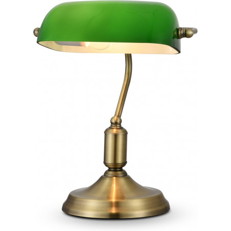 Lampa bankierska Kiwi zielona Maytoni - Stylowe oświetlenie biurka