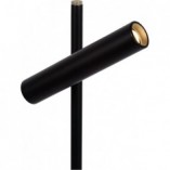 Lampa podłogowa LED czarna Lucide Philon - Minimalistyczny Design