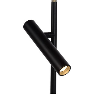 Lampa podłogowa LED czarna Lucide Philon - Minimalistyczny Design