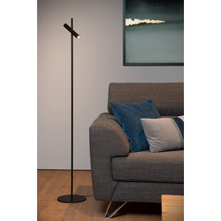 Lampa podłogowa LED czarna Lucide Philon - Minimalistyczny Design