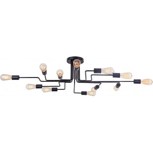 Lampa sufitowa loft Gilbert XII 123x88cm czarna Maytoni