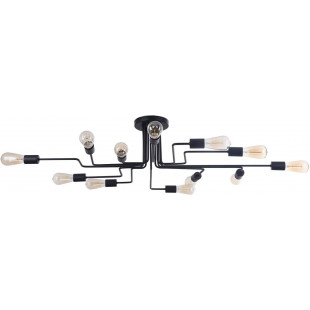 Lampa sufitowa loft Gilbert XII 123x88cm czarna Maytoni