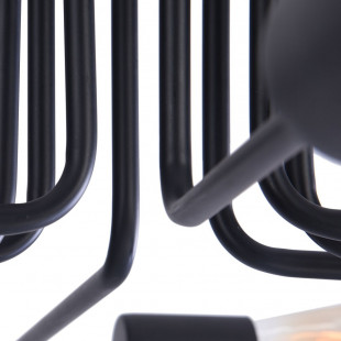 Lampa sufitowa loft Gilbert VIII | Maytoni - Czarna, Metalowa