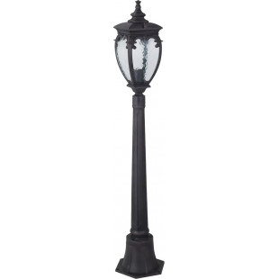 Słupek ogrodowy retro Fleur Maytoni | Lampa zewnętrzna brązowa