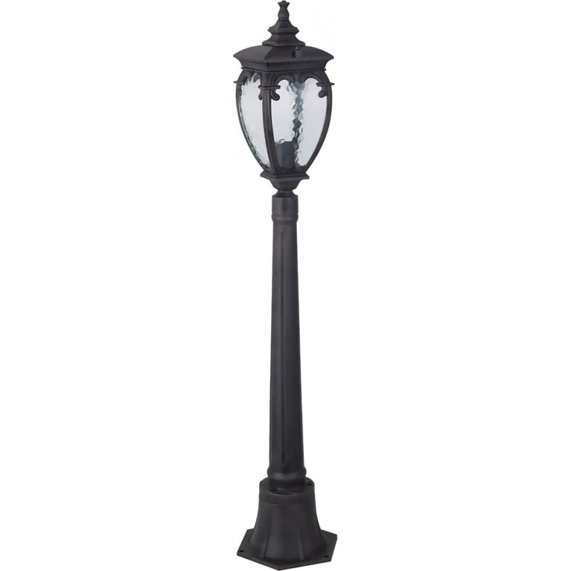 Słupek ogrodowy retro Fleur Maytoni | Lampa zewnętrzna brązowa