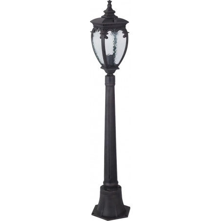 Słupek ogrodowy retro Fleur Maytoni | Lampa zewnętrzna brązowa