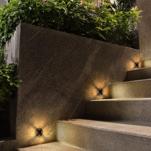 Lampa zewnętrzna LED Maytoni Biscotti II - Czarna | Sklep z lampami