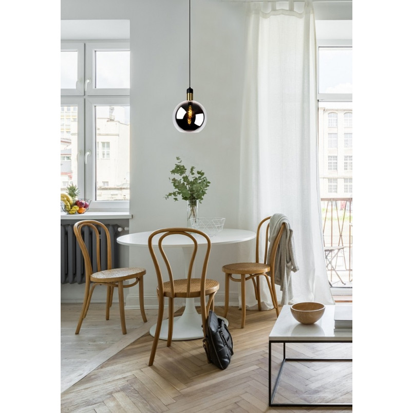 Lampa wisząca Julius - szkło dymione, E27 | Lucide