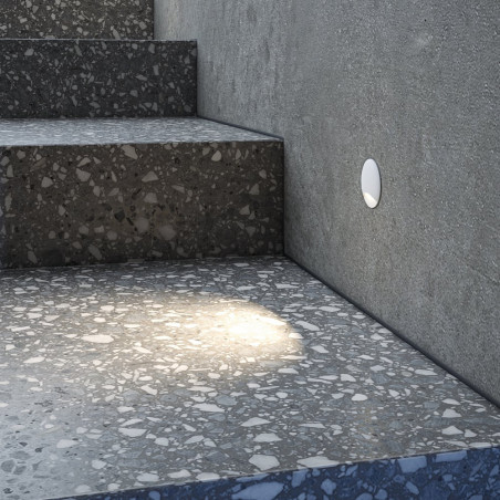 Lampa zewnętrzna LED Maytoni Biscotti - Biała, 6.2cm | Najlepsza cena