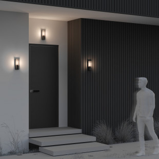 Kinkiet elewacyjny loft Conf grafitowy Maytoni | Sklep z lampami