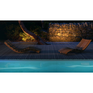 Maytoni Edge LED - Lampa Ogrodowa Czarna 100cm | Reflektory