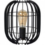 Lampa stołowa Reda 22 czarna Lucide | Loftowa lampa