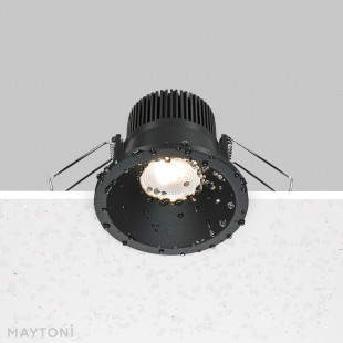 Lampa spot LED Maytoni Zoom - czarna, IP65 - Sklep z oświetleniem