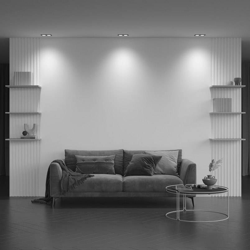 Lampa podtynkowa Zoom II Maytoni | Downlight do łazienki GU10