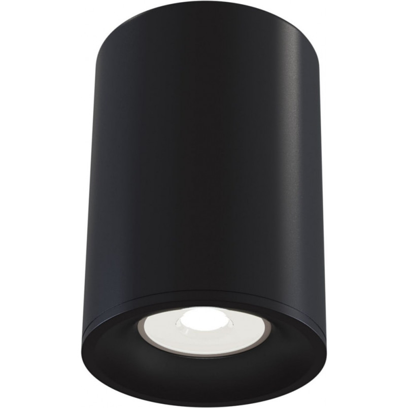 Lampa spot tuba Slim czarna Maytoni | Downlight GU10