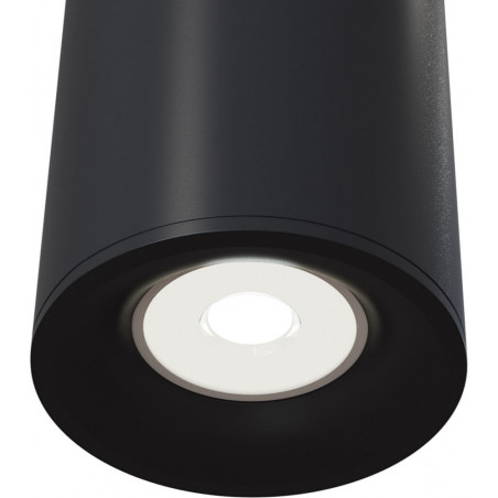 Lampa spot tuba Slim czarna Maytoni | Downlight GU10