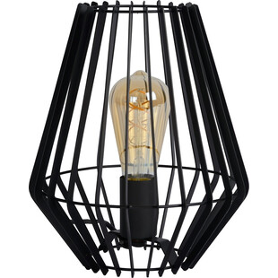 Lampa stołowa Reda 23 czarna - Lucide | Loftowa lampa