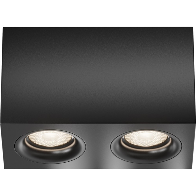 Lampa spot 2 punktowa Slim czarna Maytoni - Oświetlenie LED