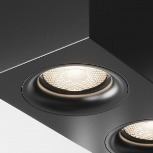 Lampa spot 2 punktowa Slim czarna Maytoni - Oświetlenie LED