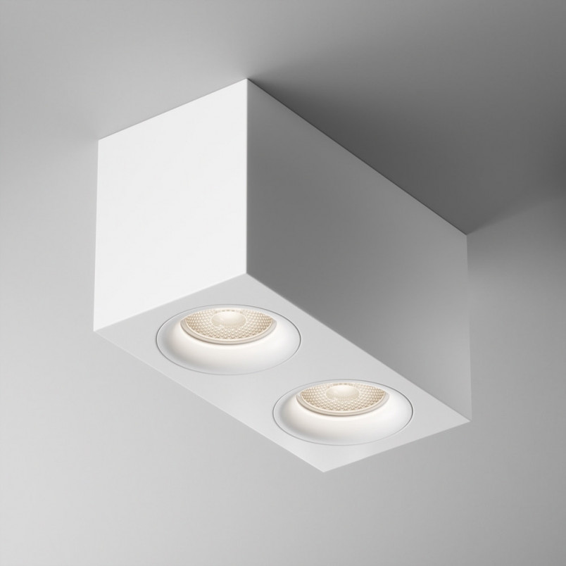 Lampa spot 2 punktowa Slim biała Maytoni | Sklep z oświetleniem
