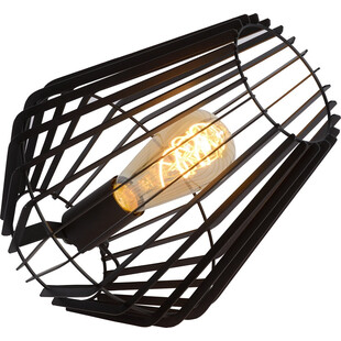 Lampa stołowa Reda 23 czarna - Lucide | Loftowa lampa