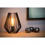 Lampa stołowa Reda 23 czarna - Lucide | Loftowa lampa