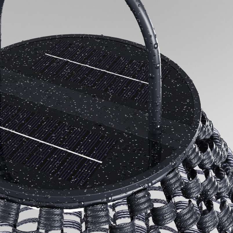 Lampa zewnętrzna solarna Maytoni Plet: Elegancja i oszczędność
