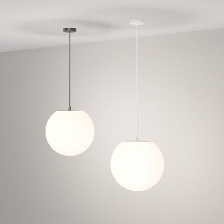 Lampa Ogrodowa Wisząca Kula Erda 30cm Biała Maytoni | Sklep z Lampami