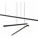 Lampa wisząca Trio III 100cm LED czarna - MaxLight