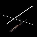 Lampa wisząca Trio III 100cm LED czarna - MaxLight
