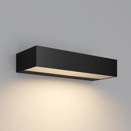 Kinkiet zewnętrzny Maytoni Lot LED - czarny, nowoczesny design