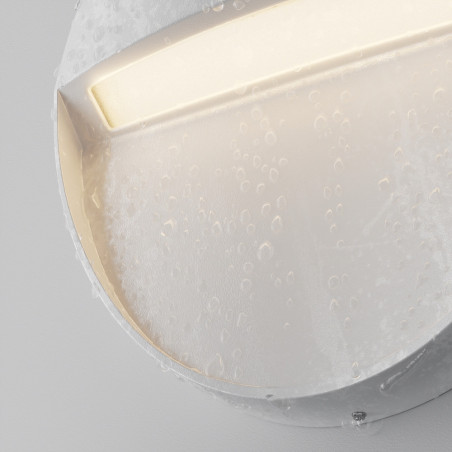 Lampa zewnętrzna Mane Round LED biała Maytoni | Oświetlenie schodów
