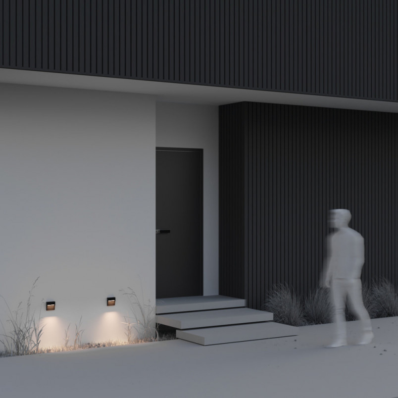 Lampa zewnętrzna Mane Square LED | Maytoni - Bezpieczne oświetlenie