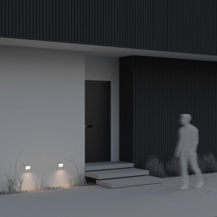 Lampa zewnętrzna Mane Square LED - Maytoni | Oświetlenie schodów