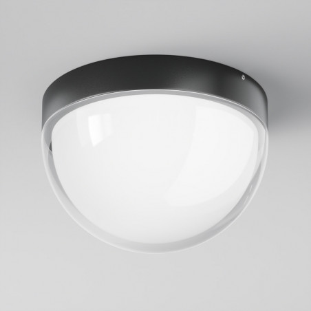 Plafon zewnętrzny LED Mon - Maytoni | Grafitowy, 18cm