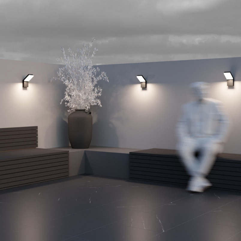 Kinkiet zewnętrzny Paso LED Maytoni | Nowoczesny design