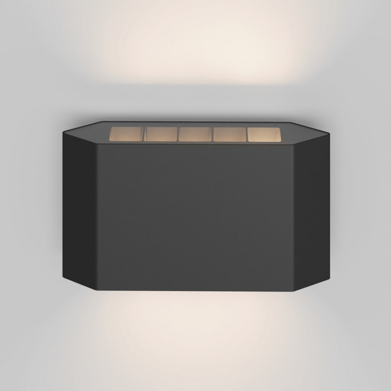 Kinkiet elewacyjny LED Maytoni Pull - Nowoczesny design, grafitowy