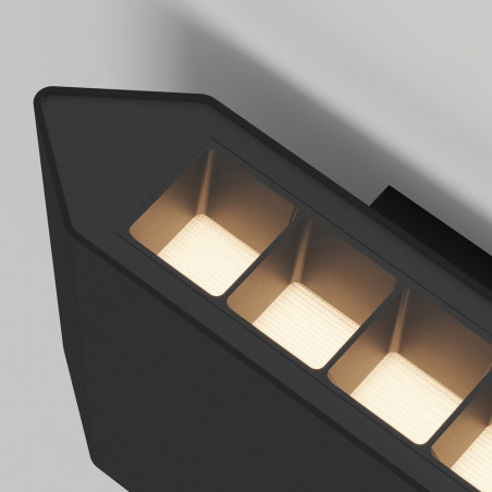 Kinkiet elewacyjny LED Maytoni Pull - Nowoczesny design, grafitowy