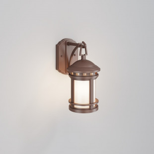 Kinkiet zewnętrzny retro Salamanca brązowy Maytoni - Lampa ogrodowa