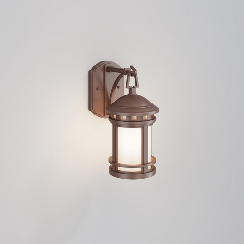 Kinkiet zewnętrzny retro Salamanca brązowy Maytoni - Lampa ogrodowa