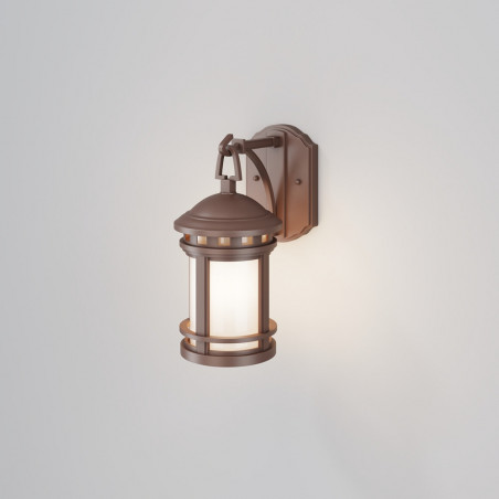 Kinkiet zewnętrzny retro Salamanca brązowy Maytoni - Lampa ogrodowa