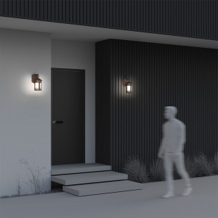 Kinkiet zewnętrzny retro Salamanca brązowy Maytoni - Lampa ogrodowa