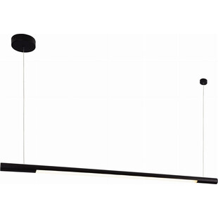 Lampa wisząca Organic LED czarna 150cm | MaxLight