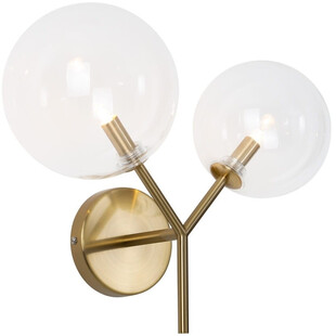 Kinkiet Lollipop Mosiądz/Szkło | MaxLight - Retro Design