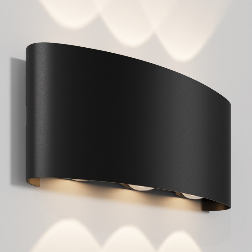 Kinkiet elewacyjny LED Strato III | Maytoni - Czarny