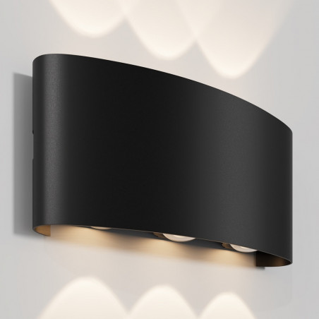Kinkiet elewacyjny LED Strato III | Maytoni - Czarny